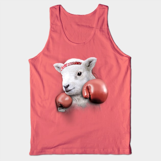 BOXING LAMB Tank Top by ADAMLAWLESS